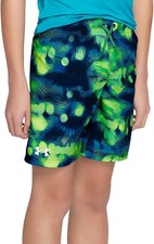 Under Armour Size L - Boys' Tropical Flare Volley Shorts MSRP 40