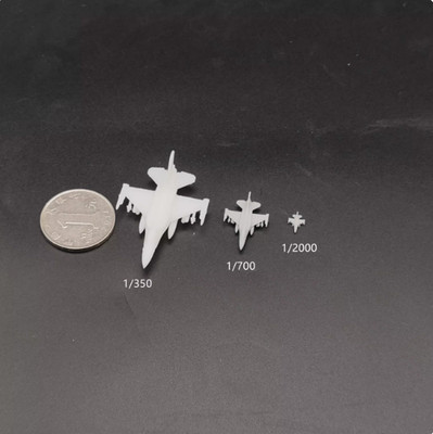 3D Printed Model Unpainted 1/1500/700/400/350 U.S. F-16E Falcon Fighter Jet