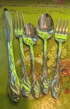 5 Pieces Place Setting Oneida Lorelei Stainless Flatware