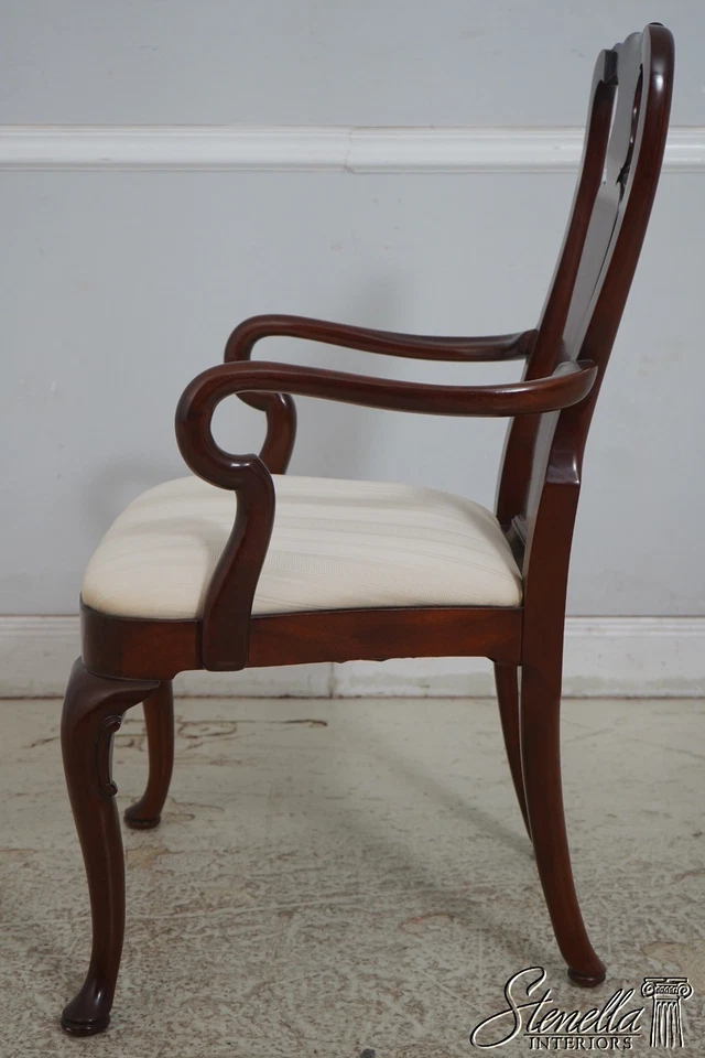 L70939: Juego de 6 sillas de comedor KINDEL Queen Anne caoba Foto 4 de 4