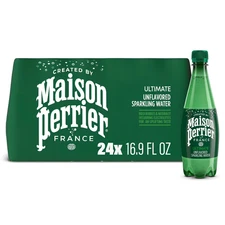 Maison Perrier Sparkling Water 16.9 fl oz (500ml) Bottles - 24 Pack.