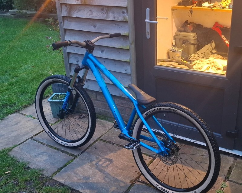 Canyon stitched 360 dirt jumper bike