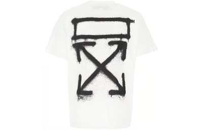 Off-White Spray Paint Arrows Print Crew Neck T-Shirt