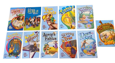 Abeka First 1st Grade Readers Reading Program Books Homeschool Lot of 11