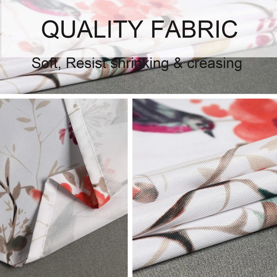 Rustic Waterproof Tablecloth 52 x 102 Inch – Washable Lightweight Fabric, Sta... - Image 3 of 4