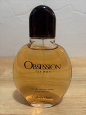 OBSESSION by CALVIN KLEIN for Men 4.2 oz 125 ml Eau de Toilette Spray NEW UNBOX