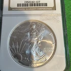 2005 American Silver Eagle Coin - NGC MS69 🦅 .999 Fine Silver