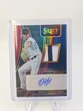 2022 Panini Select - Signature Materials Brent Honeywell #SM-BH Tri-Color Prizm
