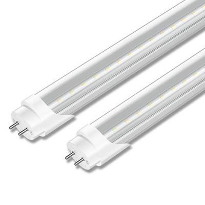2-Pack T8 LED Bulbs 4FT, 6000K Daylight, 40W Equivalent, Ballast Bypass, Dual...