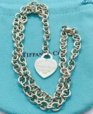 Please Return to Tiffany & Co Y Drop Heart Ta...