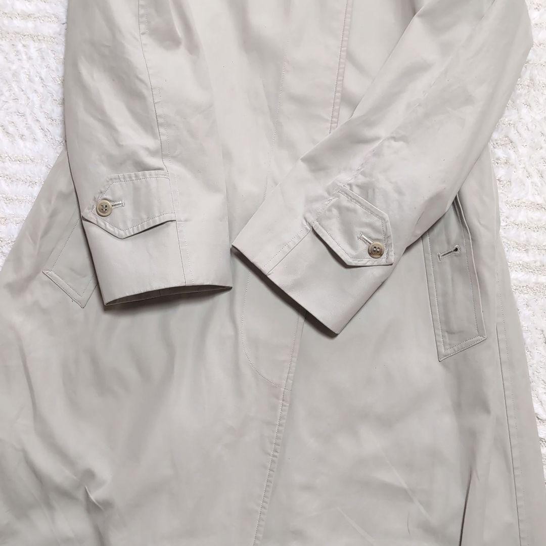 Burberry ivory trench coat with Nova check lining Vintage rare Men's From Japan thumbnail 18