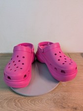 Crocs Bae Platform Clogs Pink Women's Size 8 Classic Tall Cute Comfort
