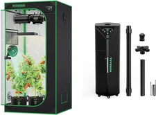 S276 32"X32"X63" Grow Tent and Aerostream H19 Intelligent Environmental 19L Humi