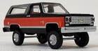 Wiking NEW HO 1/87 Scale 1975 Chevy Blazer Lifted Variation in Gray/Black/Red
