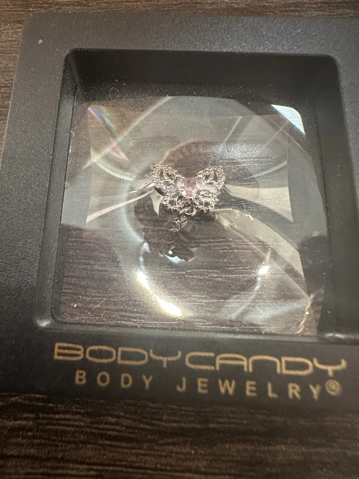 Pink And crystal Body Jewelry - Image 2 of 4