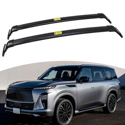2pc Crossbar Fit For Infiniti QX80 Z63 2025 2026 Cross Bar Roof Rail Rack Kayak