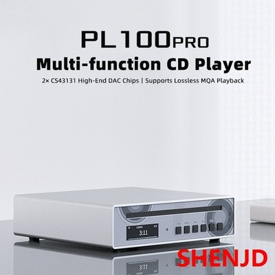 SMSL PL100 Pro CD Player Multi-function CS43131*2 DAC Chips Support Lossless MQA