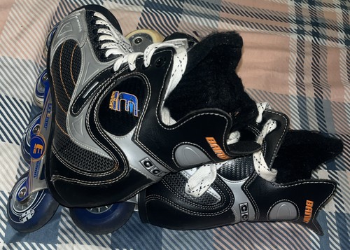 CCM Inline Roller Hockey Skates Blades BANDIT Phantom Wheels PROLITE STEP 6000 - Picture 4 of 5