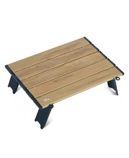 iClimb Ultralight Folding Mini Beach Picnic Aluminum Table Carry Bag S Nature