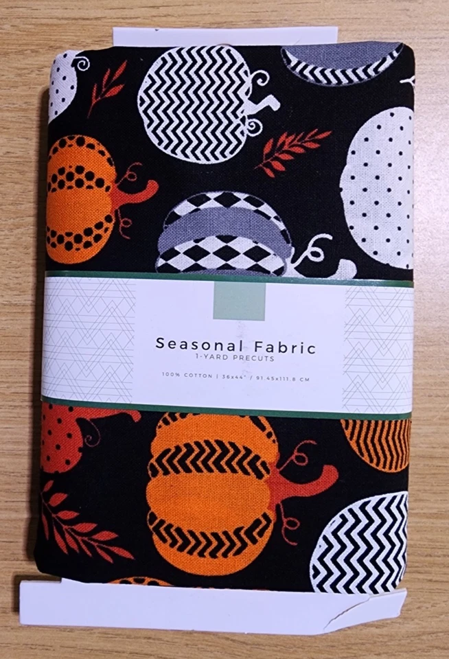 David Textiles Halloween Pumpkins Fabric – 1 Yard Cut (36"x44") 100% Cotton - Image 2 of 3