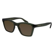 Salvatore Ferragamo SF 2001S 320 Transparent Khaki Green Acetate Sunglasses
