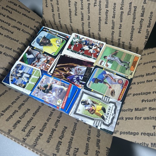2.000+ MEDIUM FLATRATE BOX MULTI SPORT NFL NHL BASEBALL KARTEN LOT GEMISCHT