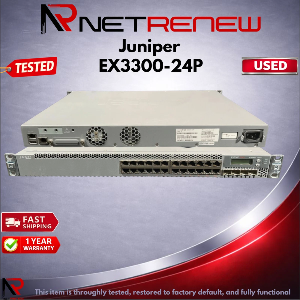 Juniper EX3300 24 Network Switches for sale | eBay