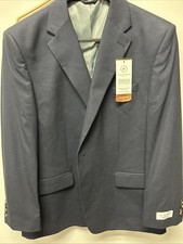 Haggar Men s JMH Premium Stretch Classic Fit Suit Jacket 48L Dark Navy Solid