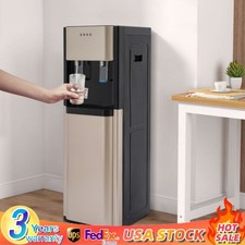Bottom Load Hot/Cold Water Dispenser Cooler 5 Gallon Home/Office Stainless Steel