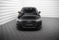 Front Ansatz V.1 FüR Audi A3 Sportback 8V Facelift Frontspoiler Schwarz