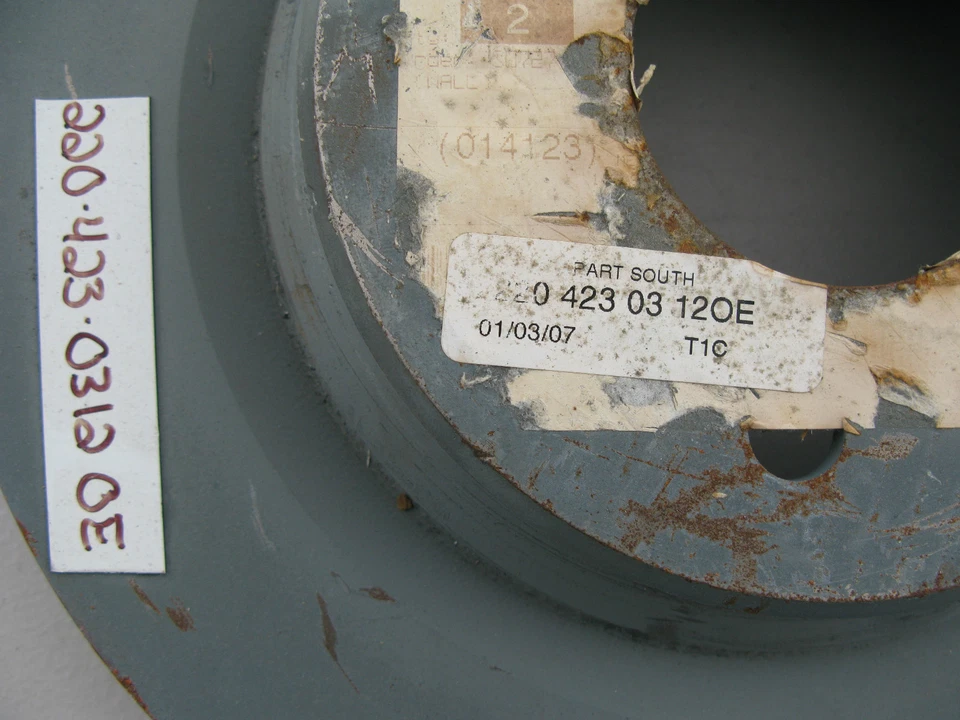 Lots Of 2 Rear Disc Brake Rotor Fit MERCEDES (220 423 03 12 OE) - Image 3 of 4