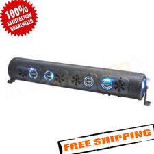 Bazooka BPB36-G2 36" Powered 10-Speaker Bluetooth Sound Bar with LED Lighting