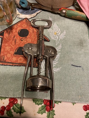 Korkenzieher 9 Zoll Metall Silber