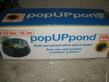NEW Opened Box Pop UP Pond Norwood American Pools Fountains Ltd