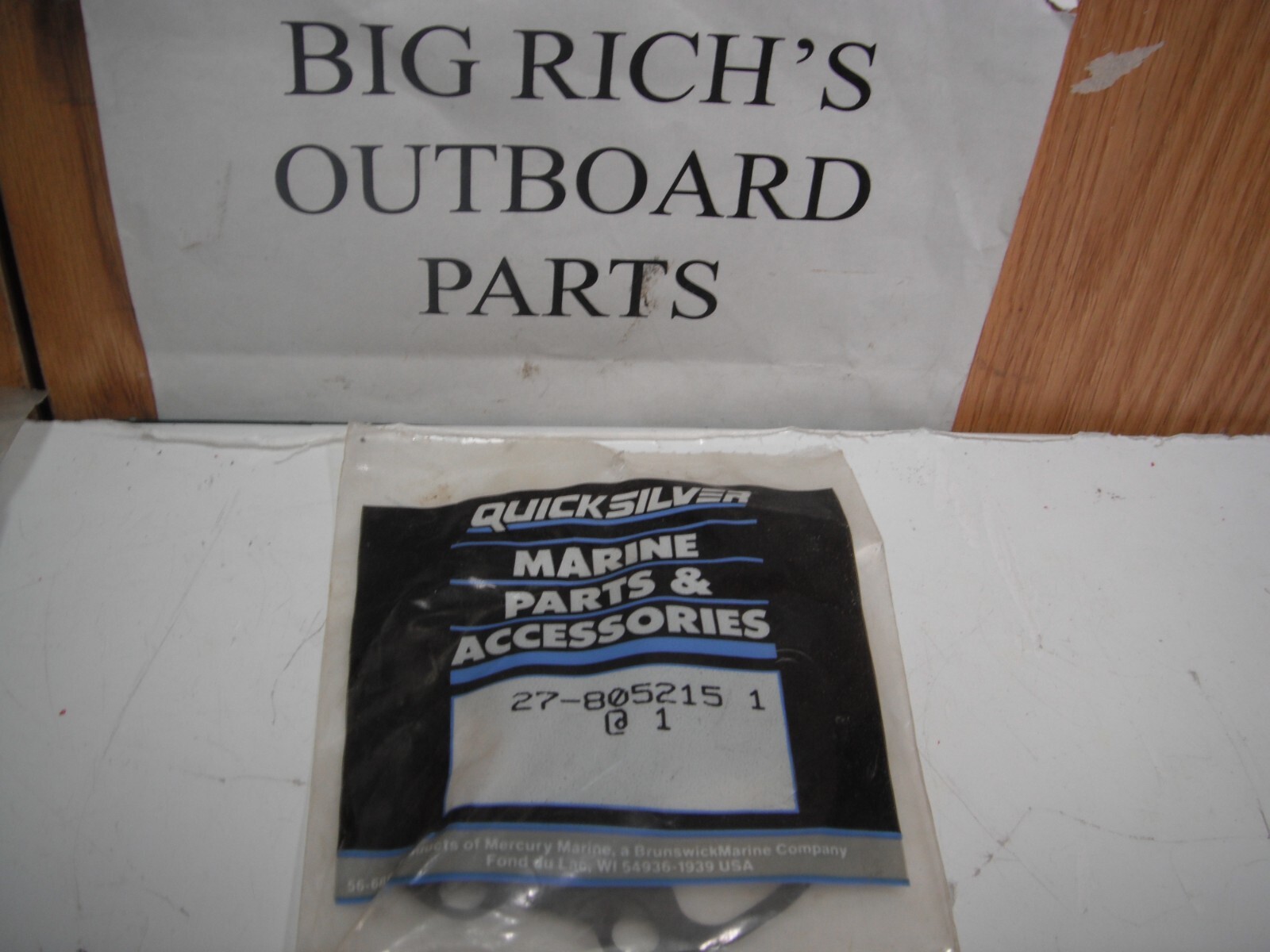 GENUINE NEW OEM MERCURY QUICKSILVER GASKET # 27-8052151 FREE 
