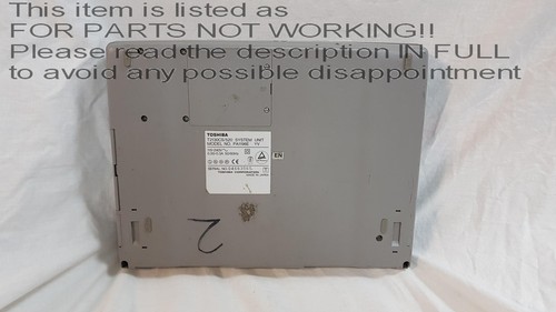 READ! Toshiba t2130cs Vintage 10" Intel Pentium Laptop FULL SPECS UNKNOWN - Picture 17 of 22