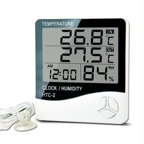 HTC-2 Digital Thermometer Hygrometer Electronic Temperature Humidity Meter - Picture 1 of 6
