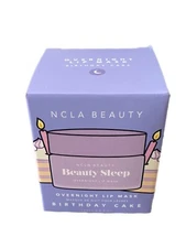 NCLA Beauty Sleep Overnight Lip Mask Birthday Cake 0.5 Oz NIB Free Ship