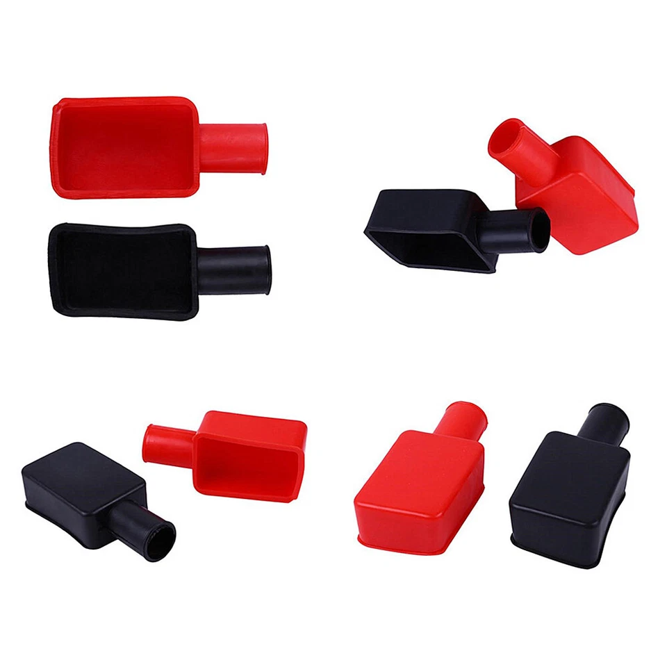 2X High Quality Pair Battery Terminal Covers Classic Car - Positive & Negative, - Image 2 of 4