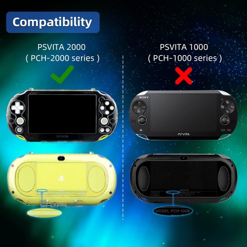 Funda protectora rígida delgada transparente para Sony Sony PS Vita PSV 2000 - Imagen 2 de 6