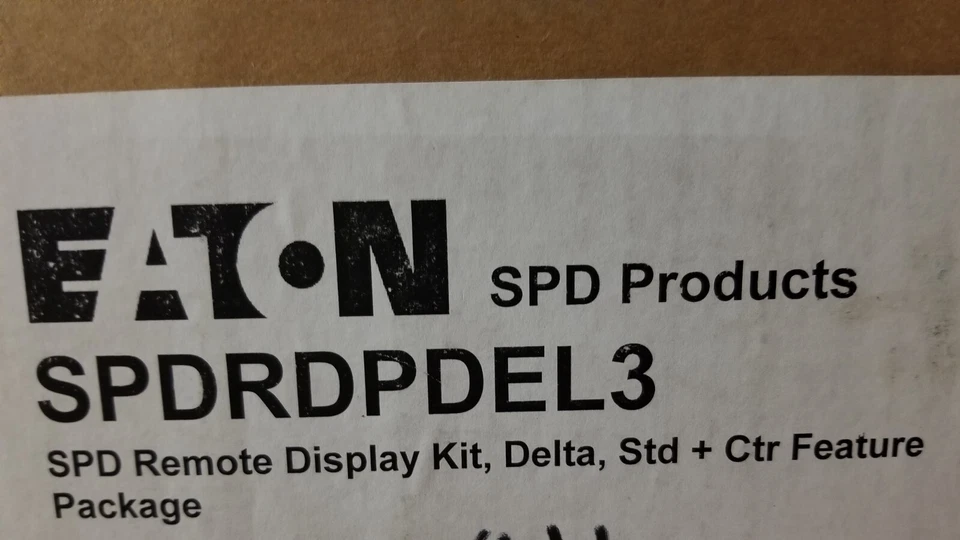 Eaton SPDRDPDEL3  SPD Remote Display Kit   Delta   Std + Ctr  Feature Package - Image 2 of 4
