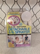Rinse Ace - Snap N Spray - Detachable 6 ft Sprayer for Shower - Quick Connect