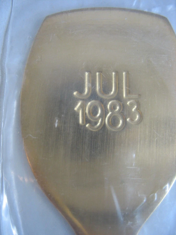 NIP Christmas Spoon & Fork A. Michelsen Danish Sterling Silver 1983 Snow Queen - Image 4 of 4