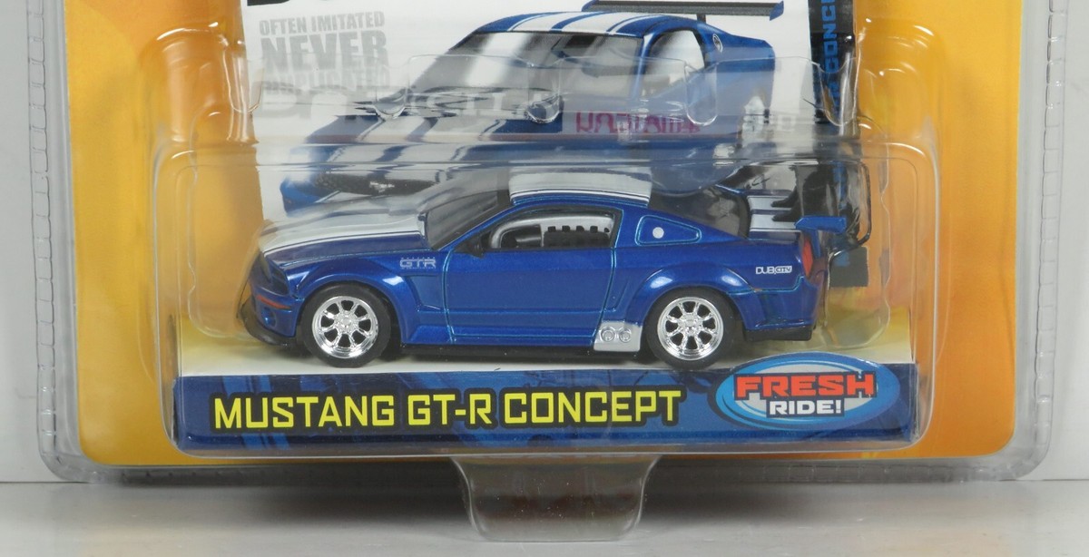 Jada Dub City Kustoms Ford Mustang GT-R Concept Ponycar Blue Wave