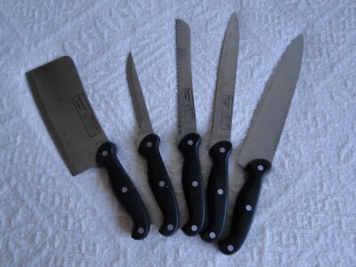 5 Messer Rosenbaum Solingen Edelstahl