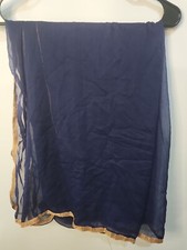 Pre-owned Ethnic Pakistani Indian Duppata Saree Scarf Printed Wrap Stole U701 