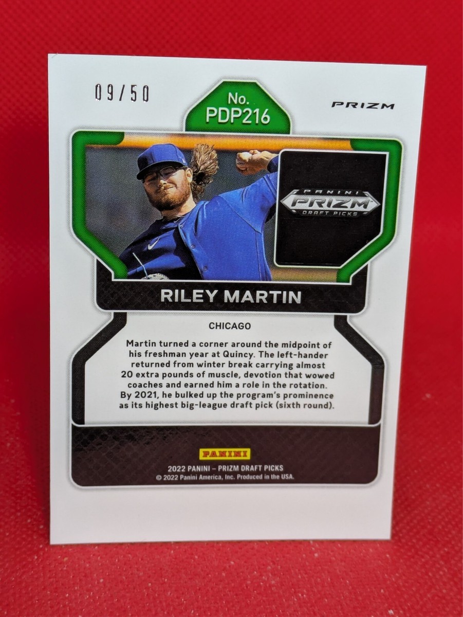 2022 Panini Prizm Draft Picks - Riley Martin #PDP216 Neon Orange