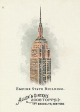 2008 Topps Allen and Ginter #29 Empire State Building