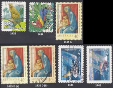 Australia 1994 Używany znaczek Michel nr 1433 1434 1435A 1435D 1441 1442