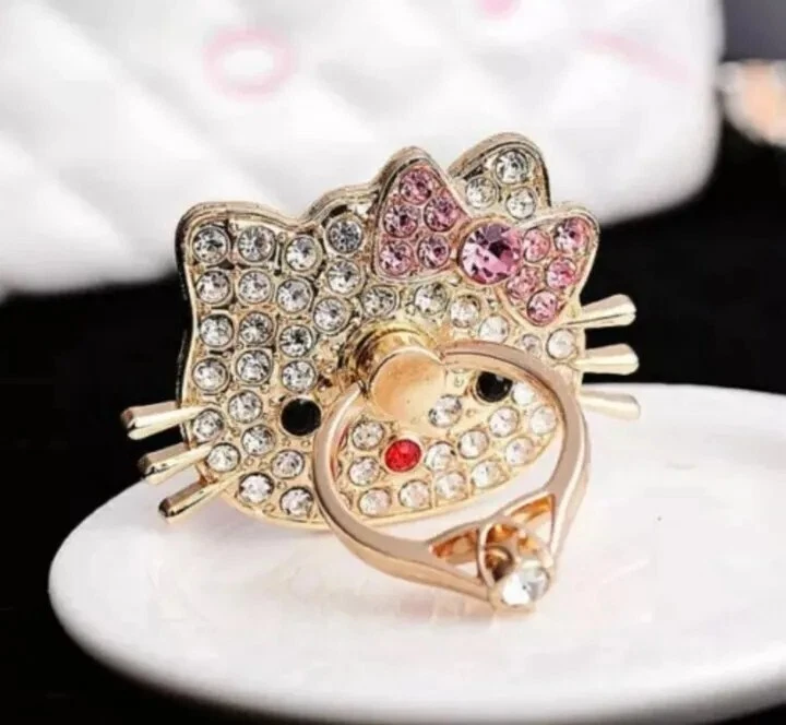 Hello kitty rhinestone ring deals